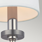 Бра для ванных комнат с белым тканевым цилиндрическим плафоном Feiss варинант исполнения - 2 | Loft Concept в Екатеринбурге