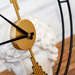 Часы настенные круглые из металла Mirror Tower Clock варинант исполнения - 2 | Loft Concept в Екатеринбурге