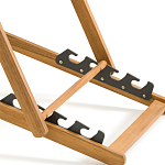 Шезлонг из акации и ткани Argentina варинант исполнения - 9 | Loft Concept в Екатеринбурге