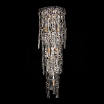 Бра с каскадом из прозрачного хрусталя и корпусом из металла цвета хром Constant Sparks варинант исполнения - 8 | Loft Concept в Екатеринбурге