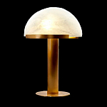 Настольная лампа c абажуром в форме купола из натурального камня  Heavenly Harmony варинант исполнения - 1 | Loft Concept в Екатеринбурге