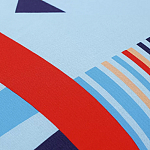 Подушка декоративная из хлопка по мотивам нанайских орнаментов Ural and Siberian Patterns варинант исполнения - 4 | Loft Concept в Екатеринбурге