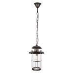 Уличный подвесной светильник с цилиндрическим плафоном на цепи Elysian Lanterns варинант исполнения - 1 | Loft Concept в Екатеринбурге