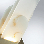 Настольная лампа с белыми вертикальными элементами Alabaster Totem   варинант исполнения - 7 | Loft Concept в Екатеринбурге