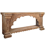 Большая Этническая Консоль с резным орнаментом  варинант исполнения - 1 | Loft Concept в Екатеринбурге