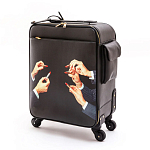 Чемодан дорожный SELETTI Travel Kit Trolley Lipstick Black варинант исполнения - 3 | Loft Concept в Екатеринбурге