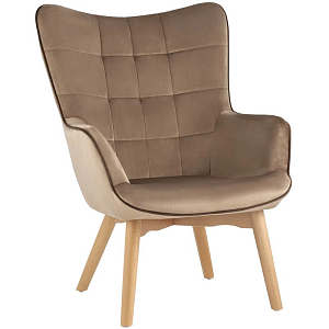 Кресло Cordelia бежевый велюр