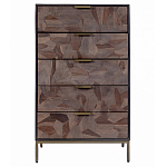 Высокая тумба с выдвижными ящиками Mosaic варинант исполнения - 1 | Loft Concept в Екатеринбурге