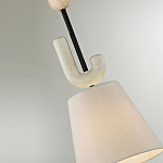 Подвесной светильник с бежевым тканевым плафоном Flourish варинант исполнения - 4 | Loft Concept в Екатеринбурге