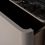 Тумба под телевизор с мраморной столешницей Presentability варинант исполнения - 4 | Loft Concept в Екатеринбурге