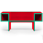 Дизайнерская разноцветная скамья Poltronova Canton Bench варинант исполнения - 1 | Loft Concept в Екатеринбурге