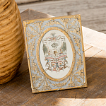 Декоративный постер в раме с рельефным растительным узором арабески New Collection of Arabesques Poster варинант исполнения - 5 | Loft Concept в Екатеринбурге