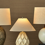 Настольная лампа с волнистым узором и абажуром в форме конуса Macrame варинант исполнения - 4 | Loft Concept в Екатеринбурге