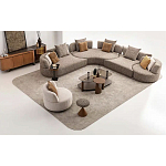 Угловой модульный диван Calypso с поворотным механизмом  варинант исполнения - 12 | Loft Concept в Екатеринбурге