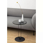 Кофейный столик черный круглый Graceful Base варинант исполнения - 1 | Loft Concept в Екатеринбурге