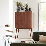 Буфет с двумя раздвижными дверцами Toinette Brown Wooden Cupboard варинант исполнения - 7 | Loft Concept в Екатеринбурге