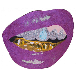 Картина “Aubergine Grill with Pear Shaped Diamond”