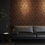 Гипсовая 3D панель с принтографией PM-50 варинант исполнения - 2 | Loft Concept в Екатеринбурге