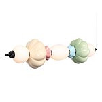 Подвесной светильник линейный с керамическими элементами 24W LED Fragrant Light варинант исполнения - 4 | Loft Concept в Екатеринбурге