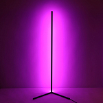 Торшер черного цвета на угловом основании Arteriors варинант исполнения - 3 | Loft Concept в Екатеринбурге