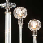 Люстра с 8-ю лампами и гранеными стеклянными плафонами Prism Gala варинант исполнения - 6 | Loft Concept в Екатеринбурге