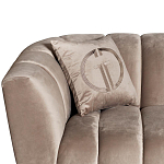 Диван трехместный велюровый серый Island of Comfort варинант исполнения - 2 | Loft Concept в Екатеринбурге