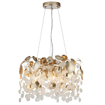 Люстра с декоративными подвесками из прозрачного стекла в форме монеток FAIRYTREE Light варинант исполнения - 3 | Loft Concept в Екатеринбурге