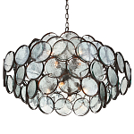 Люстра с каскадом из круглых стеклянных дисков Small Round Sequins варинант исполнения - 2 | Loft Concept в Екатеринбурге