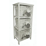 Стеллаж для детской с животными с плетенными корзинами Cute Elephant варинант исполнения - 2 | Loft Concept в Екатеринбурге