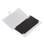 Визитница карманная металлическая с накладкой из натурального камня Апатит Stone Business Card Holders варинант исполнения - 3 | Loft Concept в Екатеринбурге