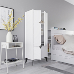 Комод белый с 4-мя дверцами на металлических ножках SPARK MULTIPURPOSE CABINET WHITE варинант исполнения - 6 | Loft Concept в Екатеринбурге