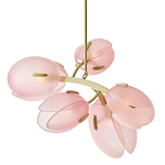 Дизайнерский Светильник Lilly Pink Tulip Lamp розовый плафон  варинант исполнения - 1 | Loft Concept в Екатеринбурге