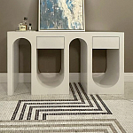 Белая консоль с ящиками Endor White варинант исполнения - 1 | Loft Concept в Екатеринбурге