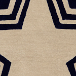 Дизайнерский ковер в виде звезды Poltronova Tappeto Stellina  Navy Blue Grey Rug варинант исполнения - 5 | Loft Concept в Екатеринбурге