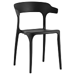 Черный стул из прочного PP-пластика JORIS варинант исполнения - 1 | Loft Concept в Екатеринбурге
