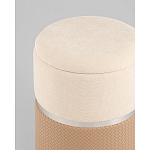 Пуф Mauldine с ящиком бежевый с экокожей варинант исполнения - 3 | Loft Concept в Екатеринбурге