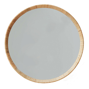 Зеркало круглое в раме из ротанга Wickerwork