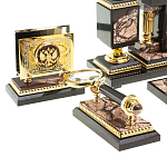 Настольный письменный набор из яшмы Manager Organizer варинант исполнения - 3 | Loft Concept в Екатеринбурге