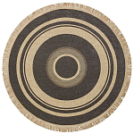 Ковер из комбинированного состава с узором Circles of goodness варинант исполнения - 1 | Loft Concept в Екатеринбурге