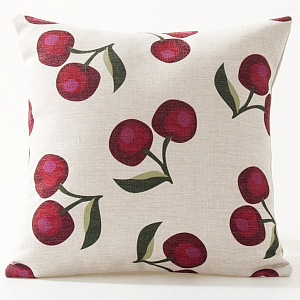 Декоративная подушка Cherries