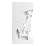 Встраиваемый в стену гипсовый светильник под покраску с эффектом разрушенной стены Antiquity Athena варинант исполнения - 4 | Loft Concept в Екатеринбурге