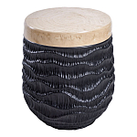 Приставной столик с фактурой под натуральное дерево Immortality варинант исполнения - 1 | Loft Concept в Екатеринбурге