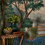 Обои ручная роспись Hill Country Scenic Special Colourway on scenic paper варинант исполнения - 5 | Loft Concept в Екатеринбурге