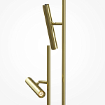 Напольный торшер светодионый золотой Lumen Duo варинант исполнения - 2 | Loft Concept в Екатеринбурге