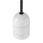 Кофейный столик с круглой чёрной столешницей и мраморным основанием Exquisite Practicality варинант исполнения - 3 | Loft Concept в Екатеринбурге