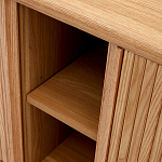 Буфет с 2-мя раздвижными дверцами из ясеневого шпона Toinette варинант исполнения - 3 | Loft Concept в Екатеринбурге