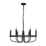 Люстра круглая с 6-ю лампами Kichler варинант исполнения - 8 | Loft Concept в Екатеринбурге