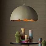 Подвесной светильник в форме купола с сочетанием золотого и оливкового цвета Eggshell варинант исполнения - 3 | Loft Concept в Екатеринбурге