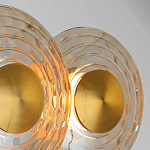 Бра из трех стеклянных фактурных дисков Eyepiece варинант исполнения - 4 | Loft Concept в Екатеринбурге