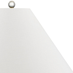 Настольная лампа овальная с тропическим принтом Stylized Aalm Leaves Motif варинант исполнения - 3 | Loft Concept в Екатеринбурге